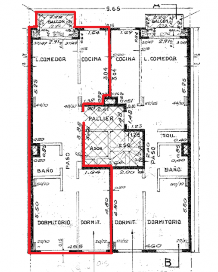 SEMIPISO - CENTRO